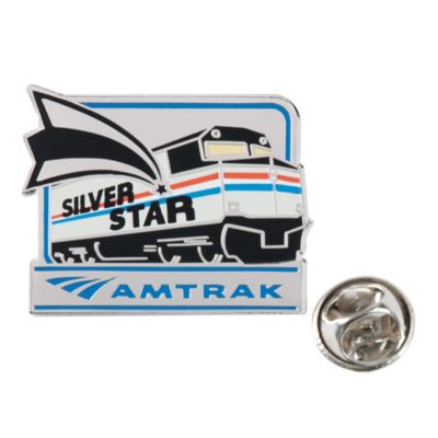 Silver Star Lockup Lapel Pin