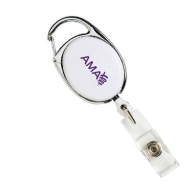 Retractable Badge Reel with Carabiner