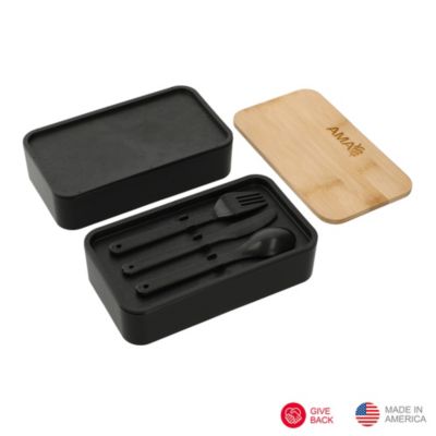 Stackable Bamboo Fiber Bento Box