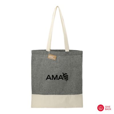 Split Recycled Cotton Twill Convention Tote