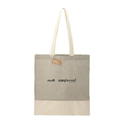 Split Recycled 5oz Cotton Twill Convention Tote - 5 oz. - STEPS Forward