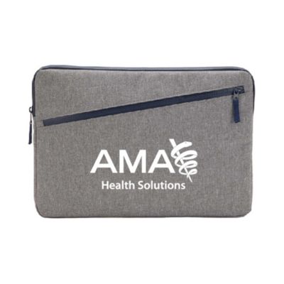Angle Recycled Laptop Sleeve - 17 in. - Health Solutions