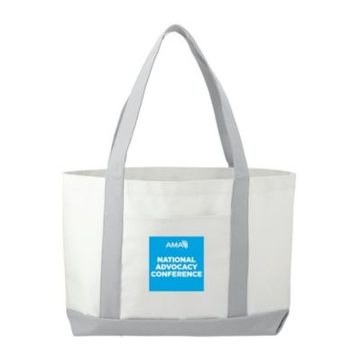 Large Canvas Boat Tote Bag - National Advocacy Conference