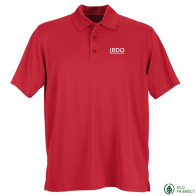 Vansport Omega Solid Mesh Tech Polo Shirt