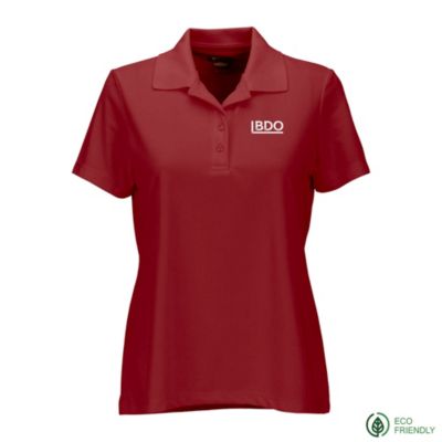 Greg Norman Ladies Play Dry Performance Mesh Polo Shirt