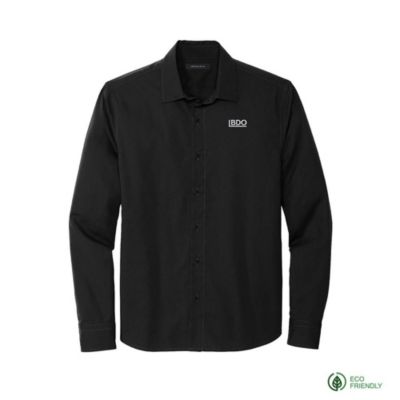 MERCER and METTLE Long Sleeve Stretch Woven Shirt