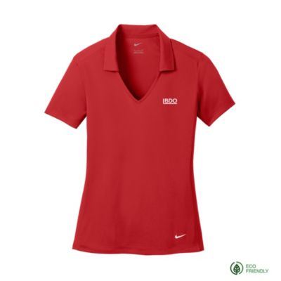 Nike Ladies Dri-FIT Vertical Mesh Polo Shirt