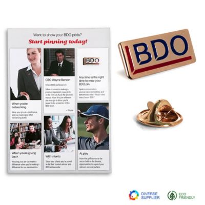 BDO Lapel Pin (Clutch Back, 25 per pack)