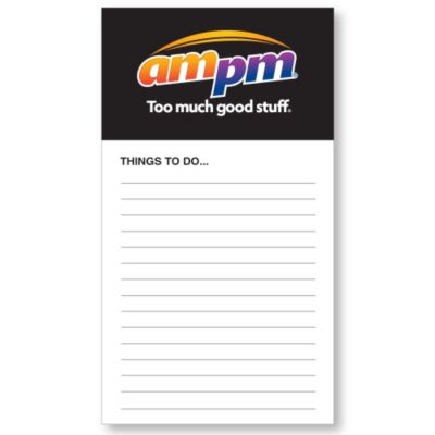 BIC Business Card Magnet with Notepad  - ampm