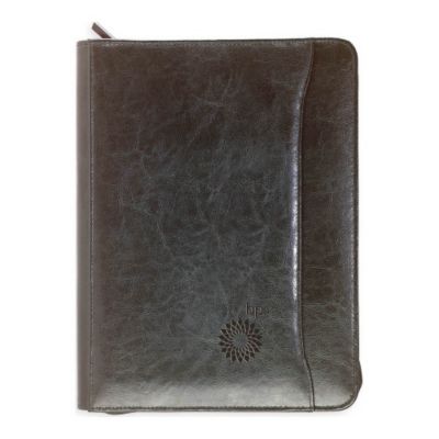 Renaissance Leather Zippered Padfolio - 10W x 13.38H