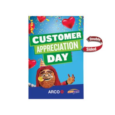 Corrugated Plastic Sign - Customer Appreciation Day