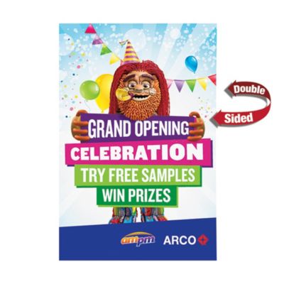 Corrugated Plastic Sign - Grand Opening Celebration