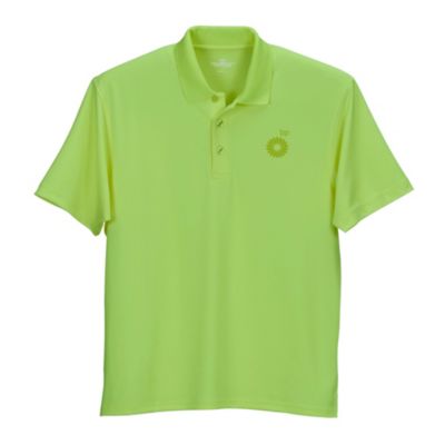 Vansport Omega Solid Mesh Tech Polo Shirt - Tonal