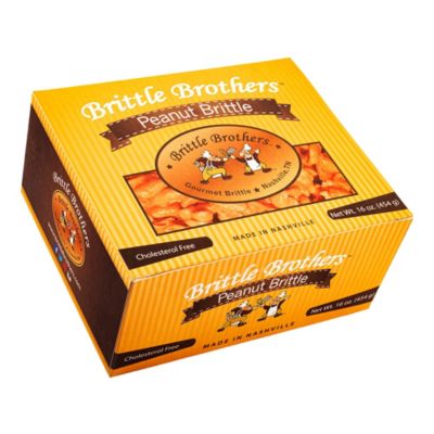 Brittle Brothers Box of Peanut Brittle - 16 oz.