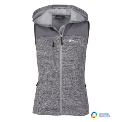 Ladies District Sweater Fleece Vest - USP Technologies