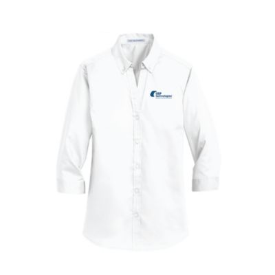 Ladies Port Authority Three Quarter-Sleeve Twill Shirt - USP Technologies