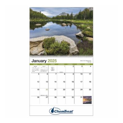 Scenic America Spiral Calendar (1PC)