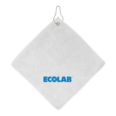 Microfiber Golf Towel with Hook - 11.5 in. x 11.5 in. - ECO