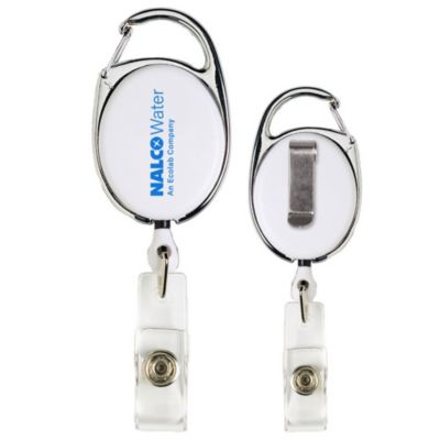 Retractable Badge Reel with Carabiner - NW