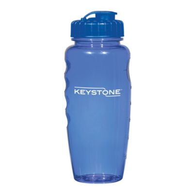 Plastic Gripper Water Bottle - 30 oz. - Key