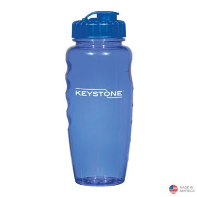 Plastic Gripper Water Bottle - 30 oz. - Key