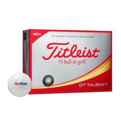 Titleist DT Trusoft Golf Balls - Dozen - ProClean