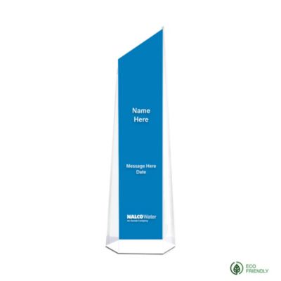 Ecolab Customer Acrylic Award - 3.5 in. W x 10.75 in. H x 2 in. D - NW