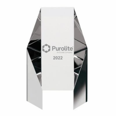 Hexagonal Tower Award - Purolite - 5 in.