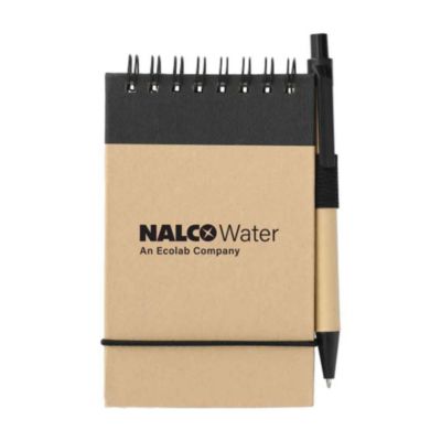 Recycled Spiral Jotter with Pen - 5 in. x 4 in. - ECO