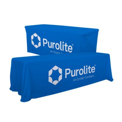 8 ft. Convertible Dye Sublimated Table Cloth - Purolite