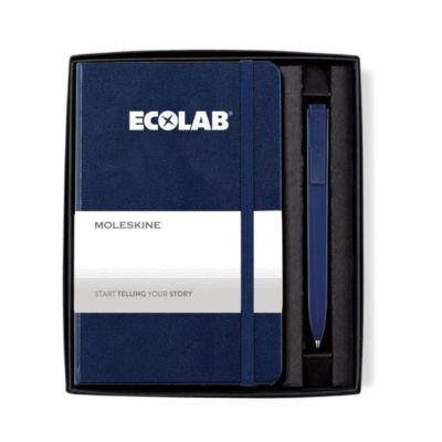 Moleskine Medium Notebook and GO Pen Gift Set - ECO