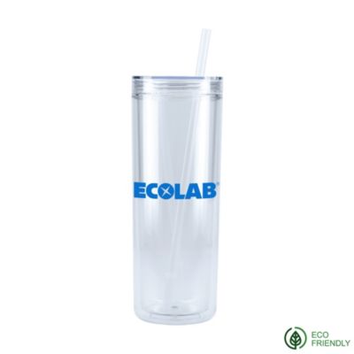 Chroma Recycled Acrylic Straw Tumbler - 16 oz. - ECO