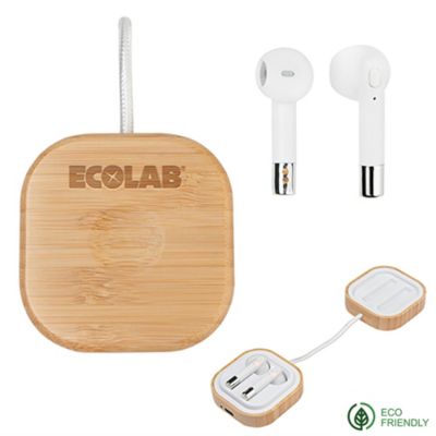 Bamboo Wireless Earbuds and Watch Charger - ECO