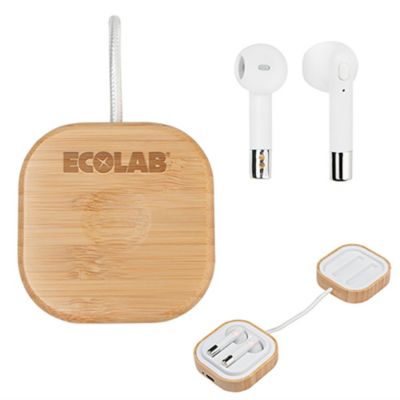 Bamboo Wireless Earbuds and Watch Charger - ECO