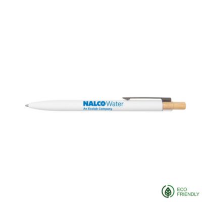 Recycled Aluminum Pen with Bamboo Plunger - NW