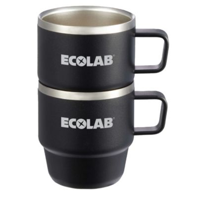 Doppio Stackable Recycled Mug Set - 6 oz. - ECO