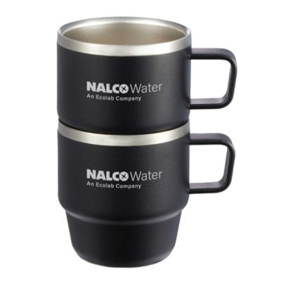 Doppio Stackable Recycled Mug Set - 6 oz. - NW