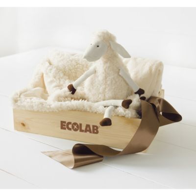 Olive & Cocoa Lulu Lamb and Blankie Set - ECO