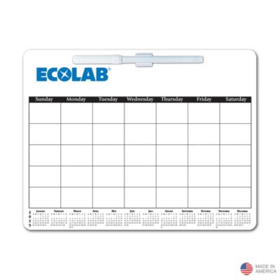 2025 Wipe Off Calendar - 8.5 in. x 11 in. - ECO