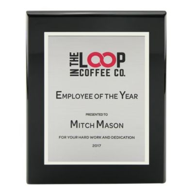 Gloss Finish Plaque - 9 in. x 12 in.