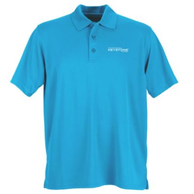 Vansport Omega Solid Mesh Tech Polo Shirt - Key