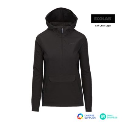 Ladies Skyline Soft Shell Half Zip Pullover - ECO