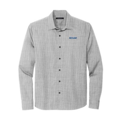 MERCER and METTLE Long Sleeve Stretch Woven Shirt - ECO