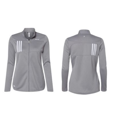 Adidas Ladies 3-Stripes Double Knit Full-Zip Jacket - ECO