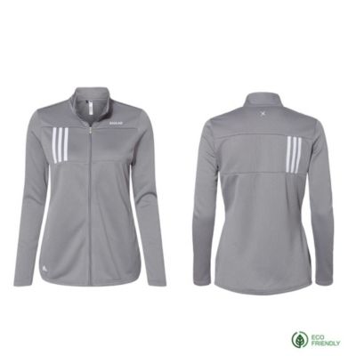 Adidas Ladies 3-Stripes Double Knit Full-Zip Jacket - ECO