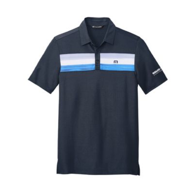 TravisMathew Cabana Chest Stripe Polo Shirt - NW