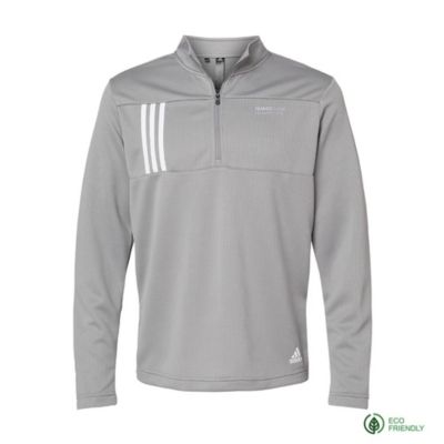 Adidas 3-Stripes Double Knit Quarter-Zip Pullover - NW