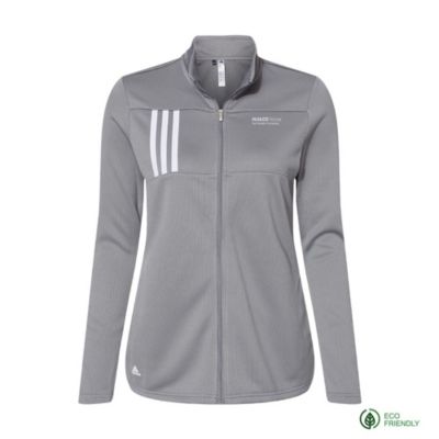 Adidas Ladies 3-Stripes Double Knit Full-Zip Jacket - NW