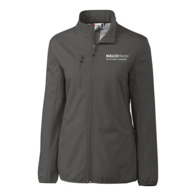 Ladies Clique Trail Stretch Softshell Full Zip Jacket - EcoMart