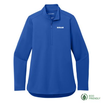 Ladies Port Authority C-FREE Quarter-Zip Pullover - ECO